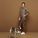 Tan Muti-Function Leash